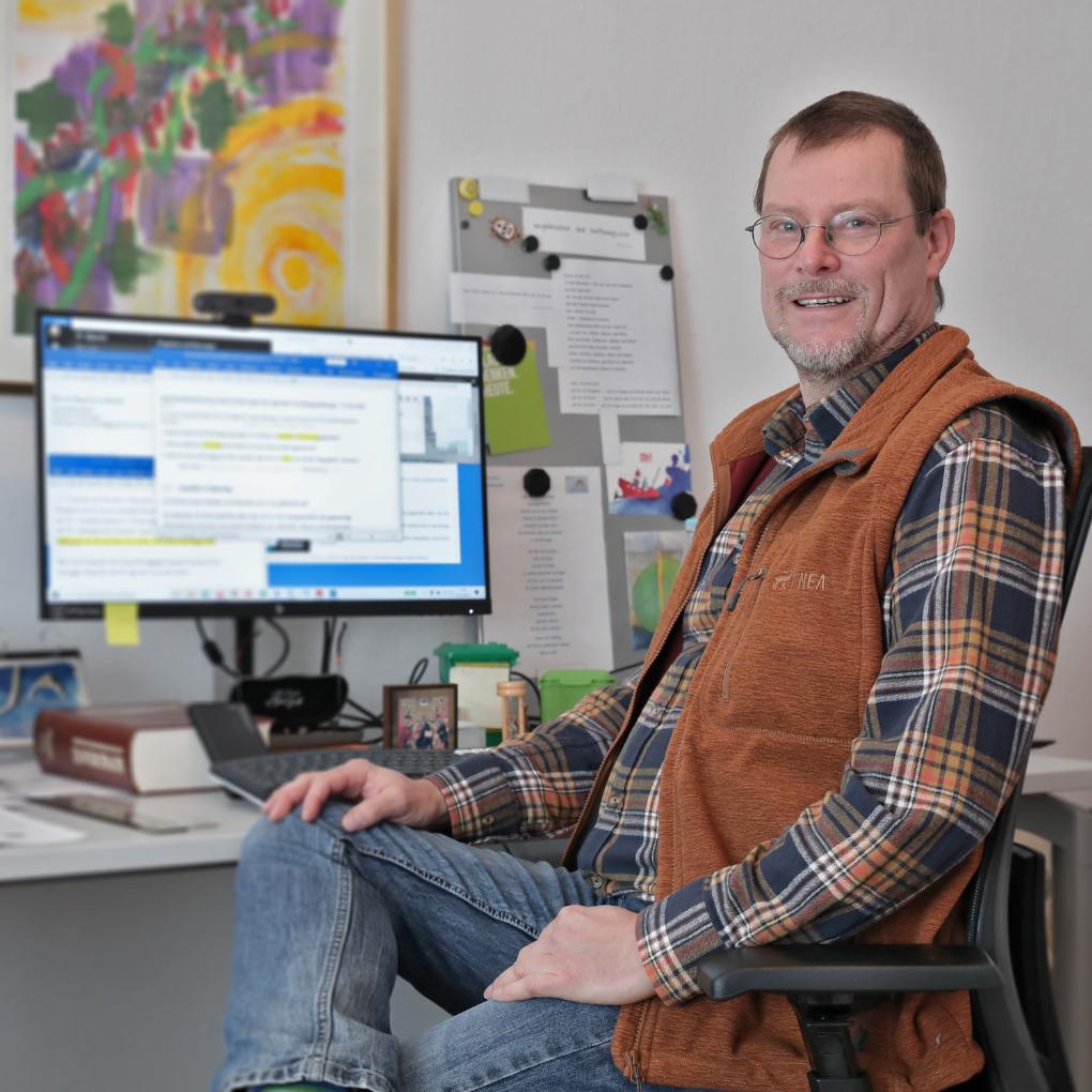Gemeindereferent Thomas Guntermann setzt sich als Betriebsseelsorger für Menschen ohne Arbeit ein.