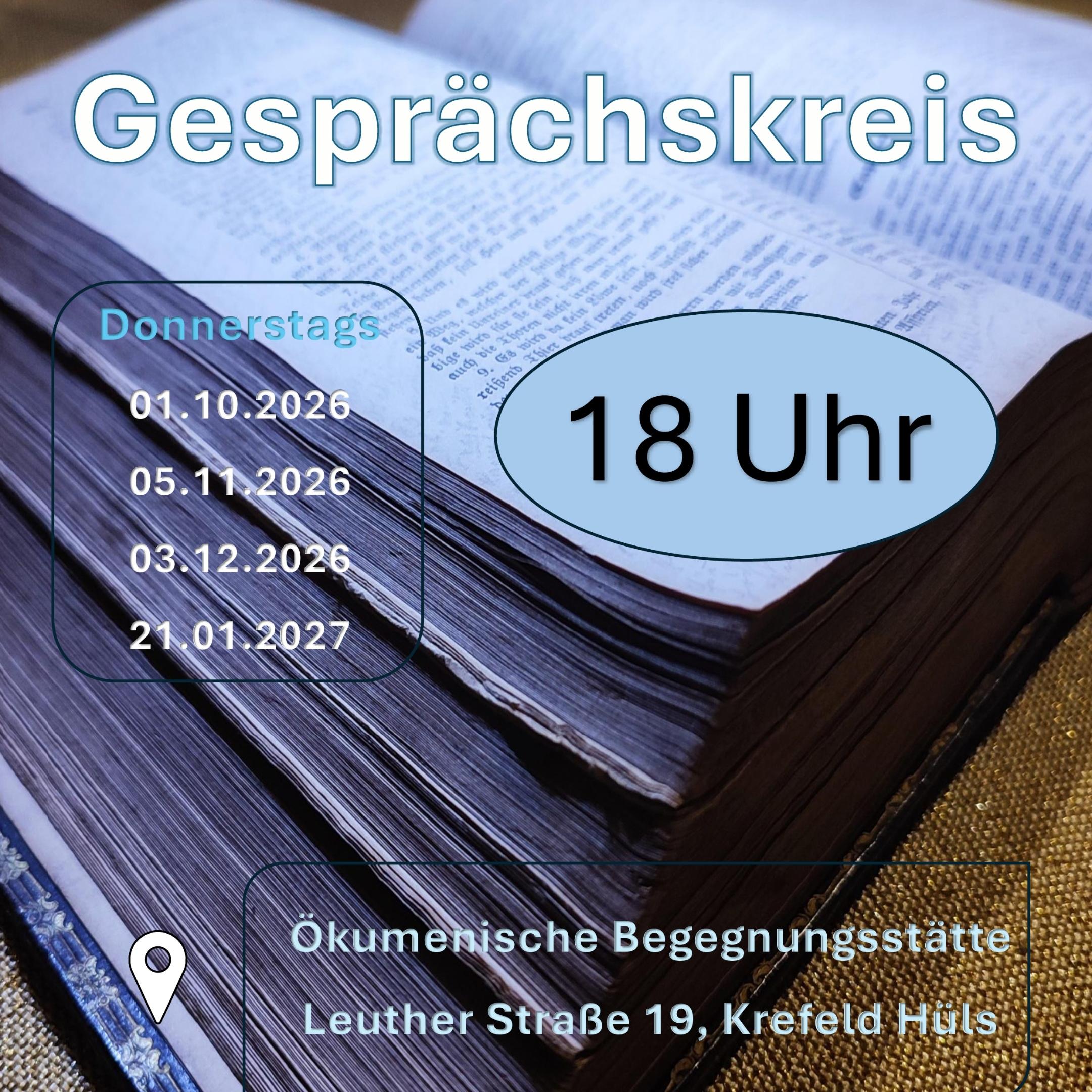 Ökumenischer Gesprächskreis Okt-Jan 27