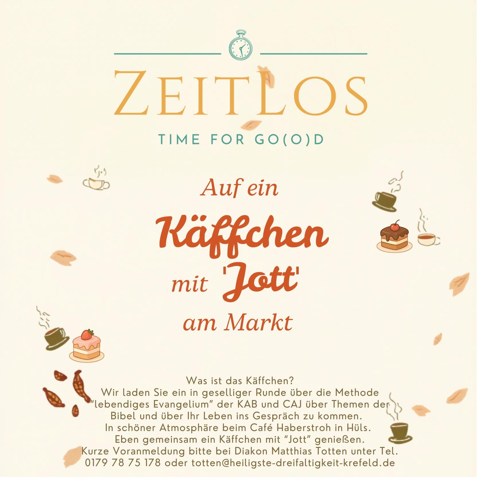 Auf ein Käffchen mit 'Jott' am Markt