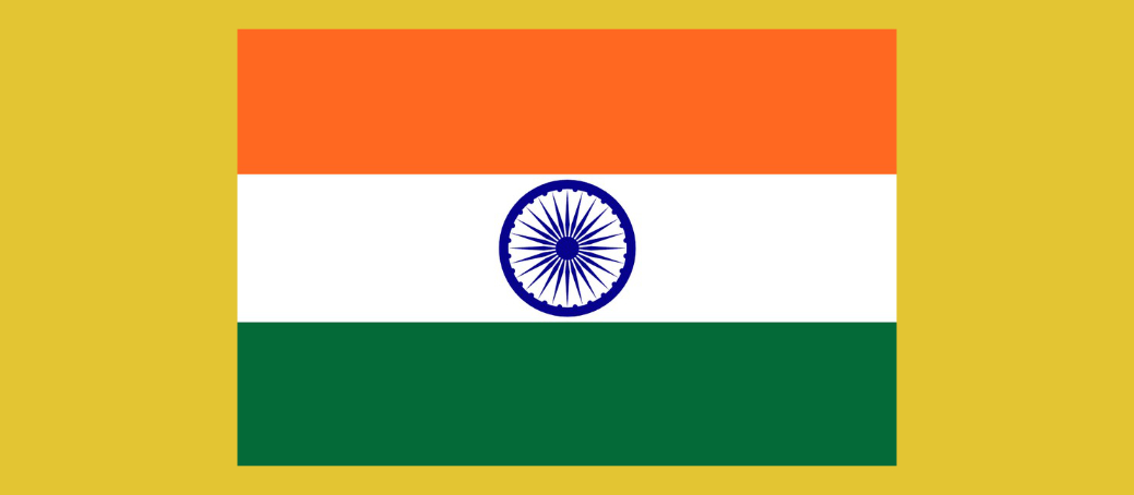Flagge-Indien