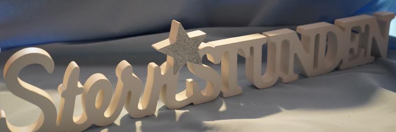 Das Wort aus Holz dreidimensional stehend