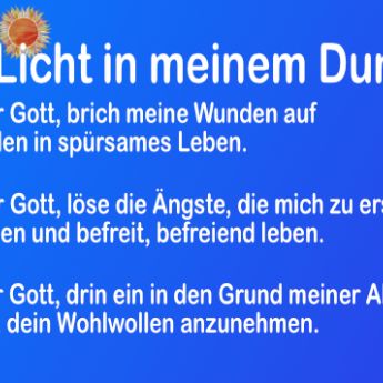 Texte auf blauem Hintergrund