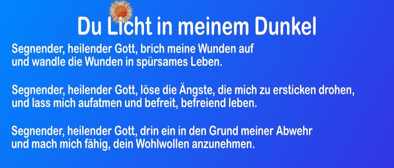 Texte auf blauem Hintergrund