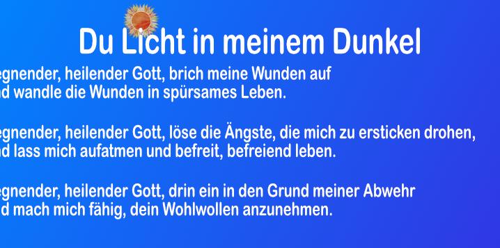 Texte auf blauem Hintergrund