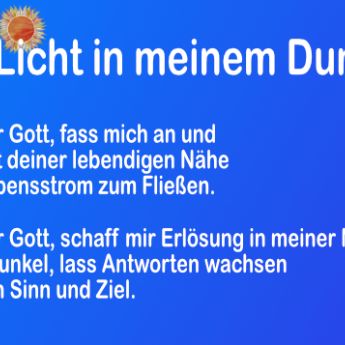 Texte auf blauem Hintergrund