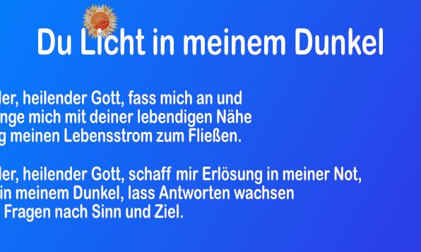 Texte auf blauem Hintergrund