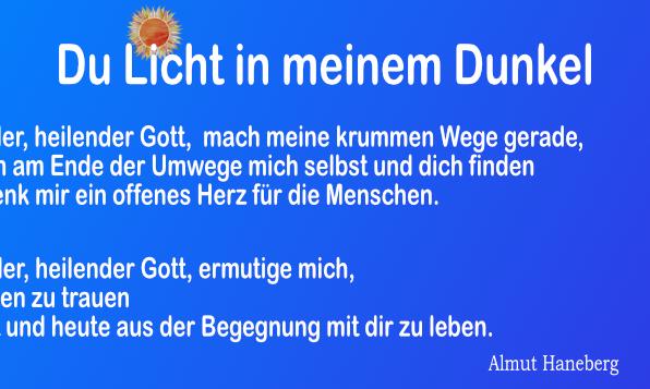 Texte auf blauem Hintergrund