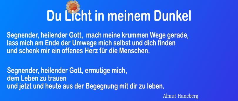 Texte auf blauem Hintergrund