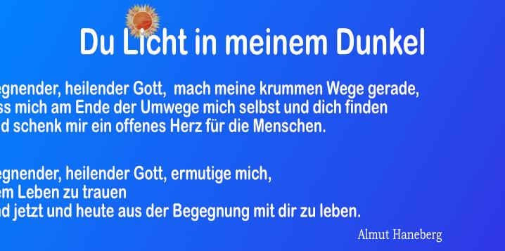 Texte auf blauem Hintergrund