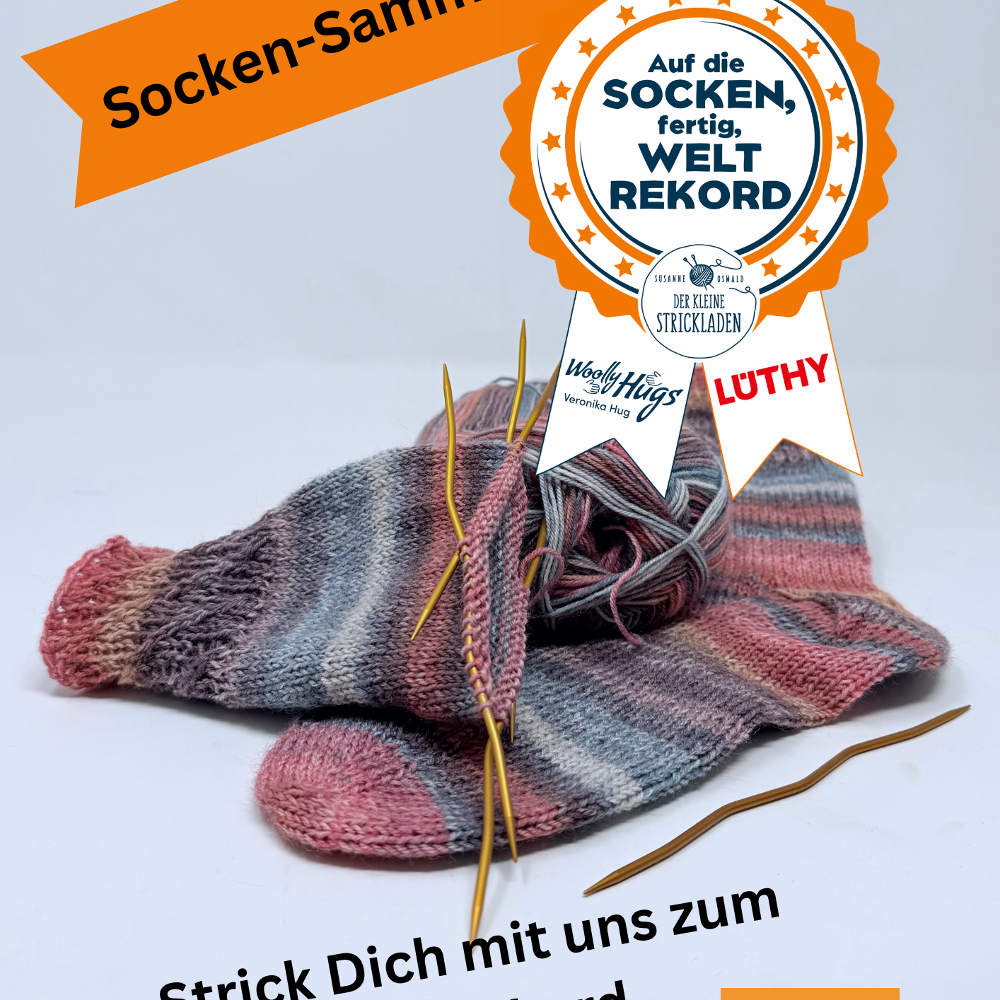 gestrickte Socken