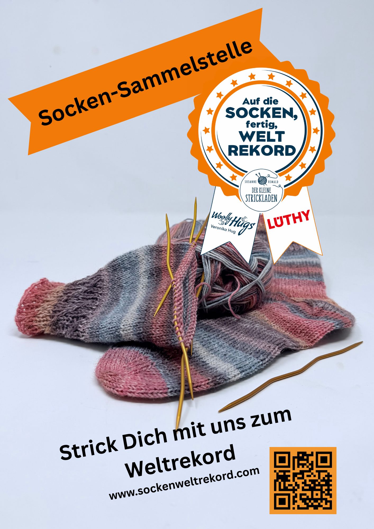 gestrickte Socken